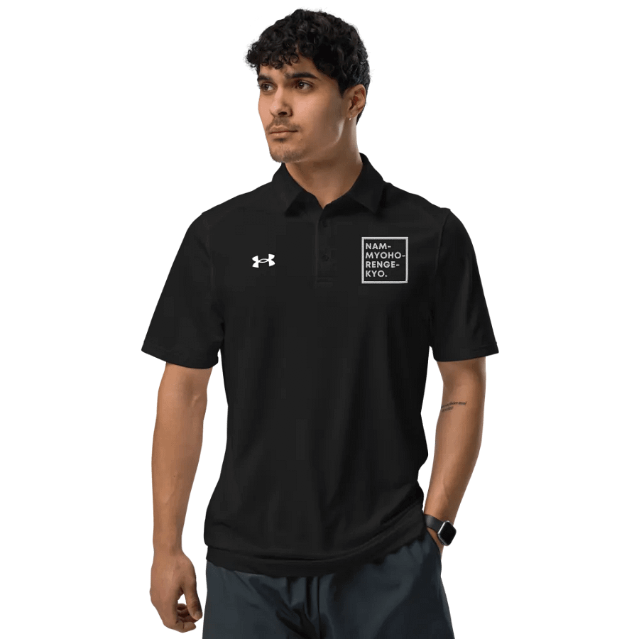 Under Armour® Men's Polo Shirt - Nam-Myoho-Renge-Kyo Print | Best Gift for Men product image (10)