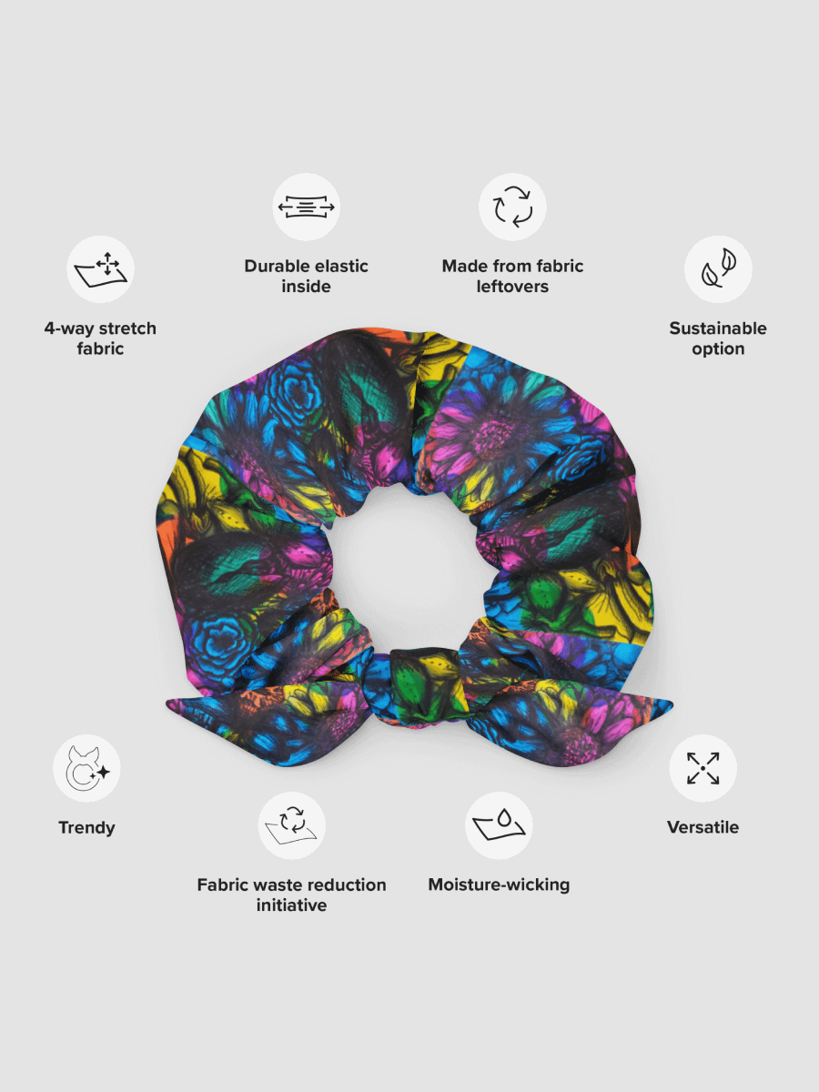 Tie-dye Flower Scrunchie product image (3)