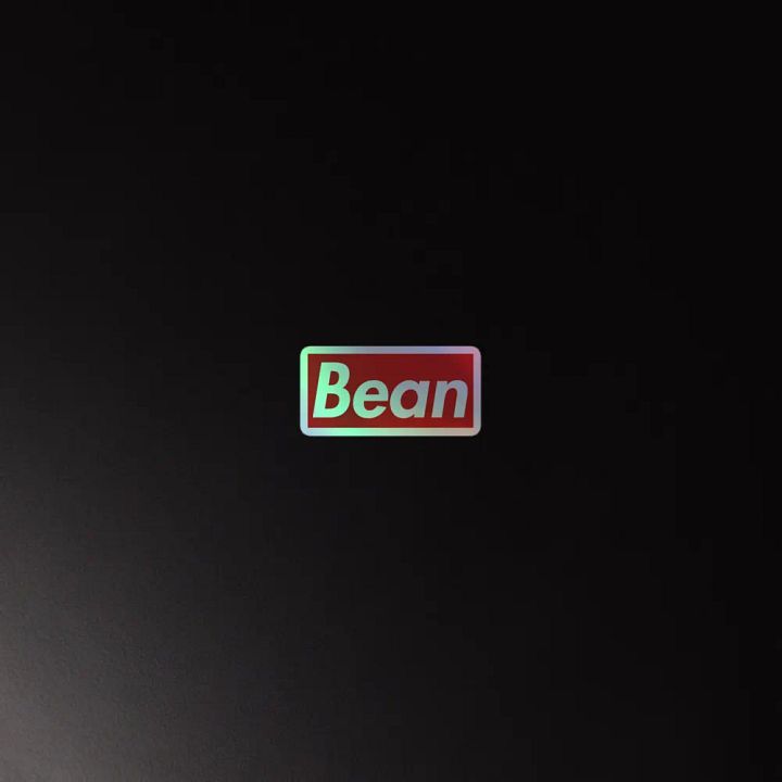 Bean Holographic Sticker product image (2)