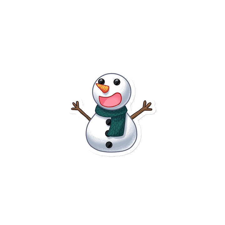 Happy Snowman Magnet product image (1)