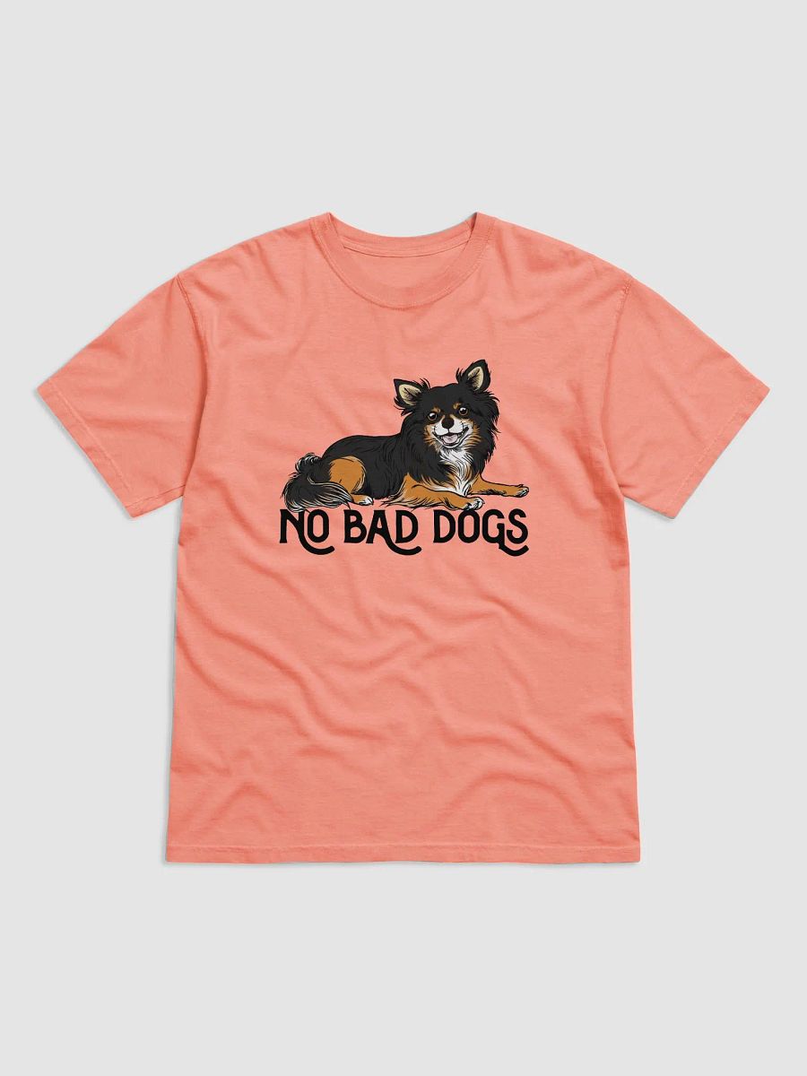 No Bad Dogs T-Shirt of a Long-Haired Chihuahua (Tricolor) | Funny T-Shirt for Chihuahua Paw-rents product image (29)