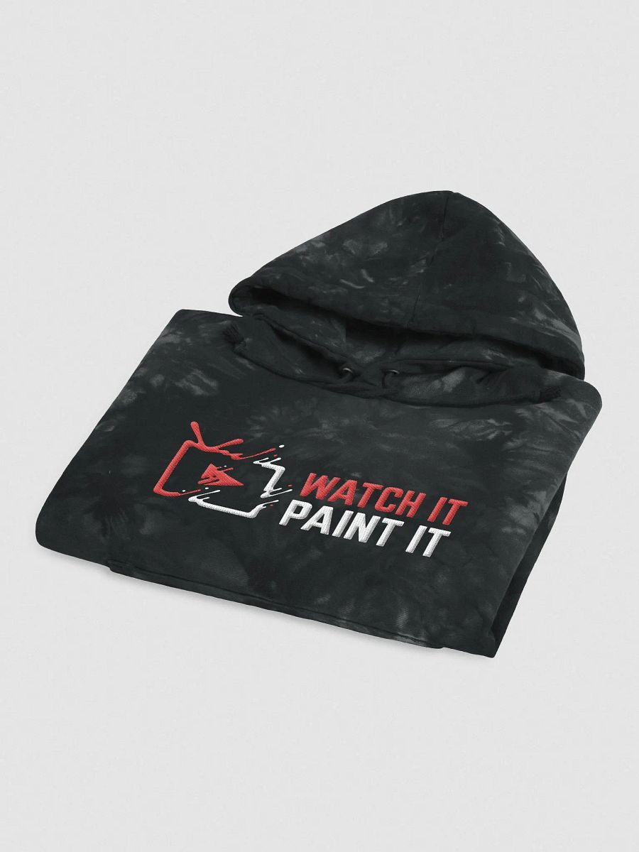 Red/White Champion Tye Die Hoodie product image (3)
