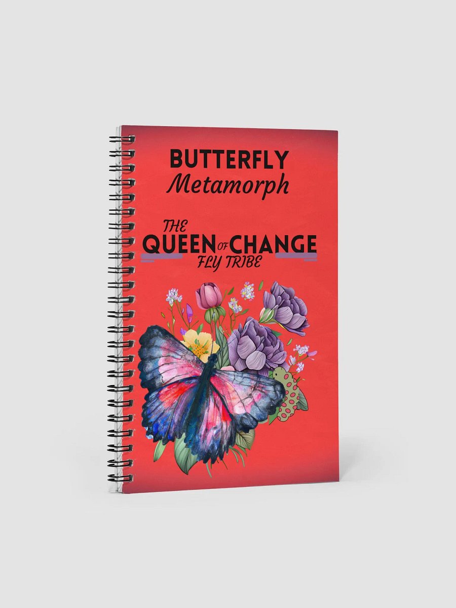 Butterfly Metamorph Blooms Spiral Notebook product image (3)