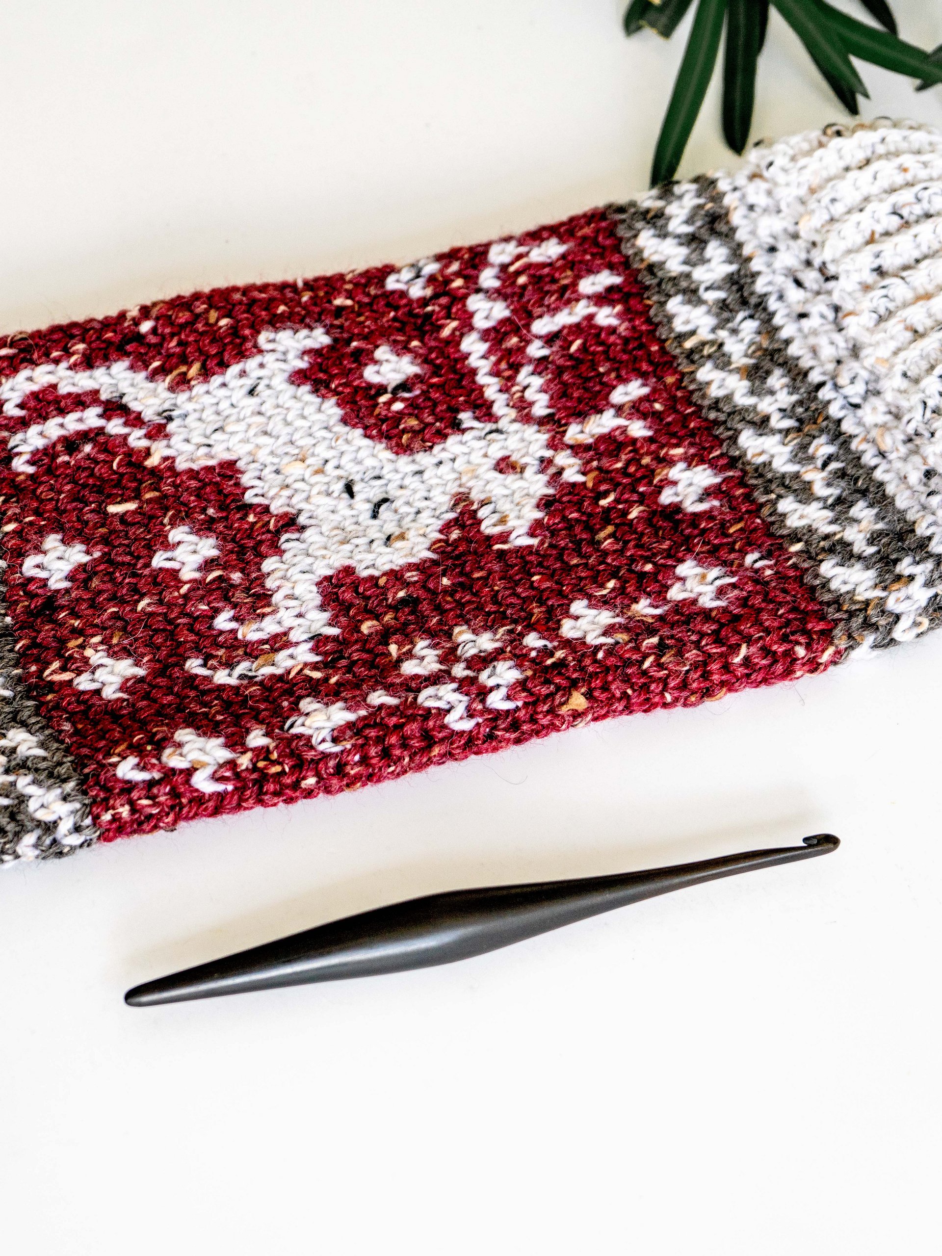 Prancing Deer Crochet Stocking Pattern product image (3)