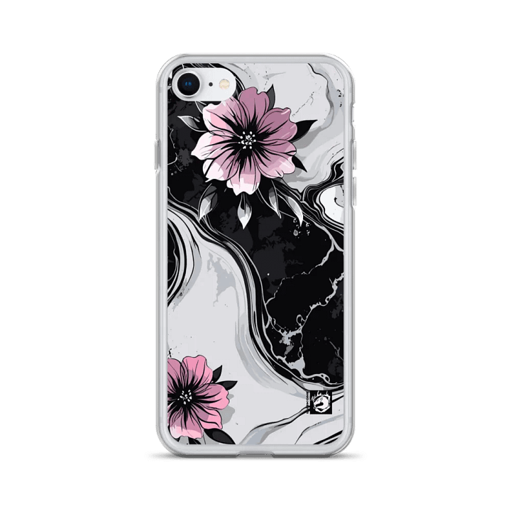 Modern Flowers Marble iPhone® Case product image (1)