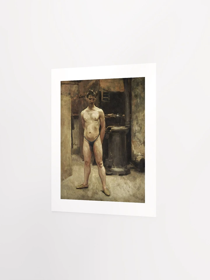 A Male Model Standing Before A Stove by John Singer Sargent (c. 1875–1880) - Print product image (2)