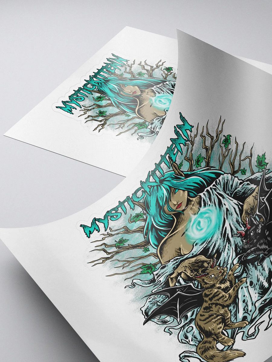 MysticKittenn Graphic // Kiss Cut Stickers product image (4)
