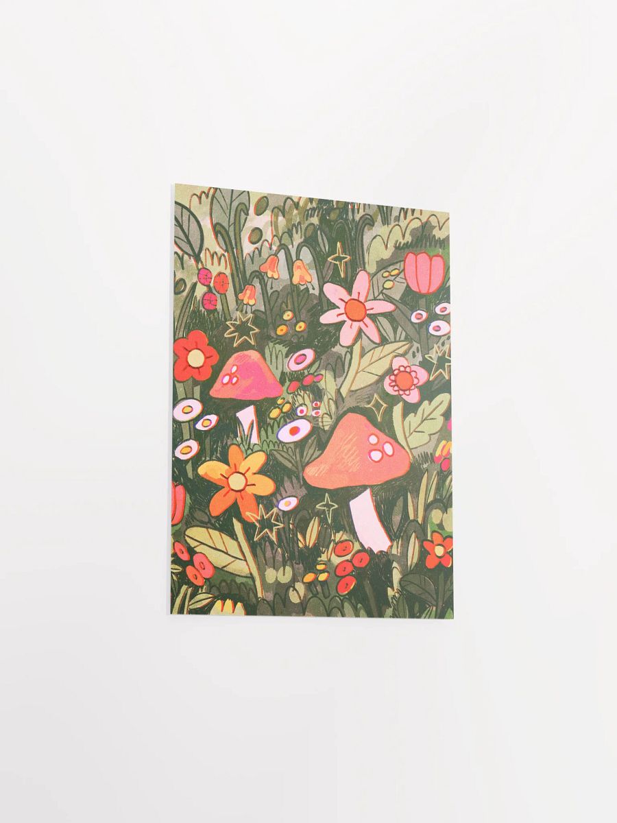 Mushrooms in Spring Print product image (4)