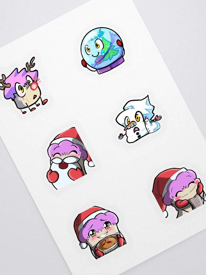 Plum's Nice Christmas Sticker Sheet product image (1)