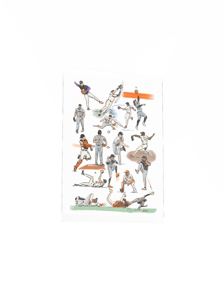 [fan art] Pitching and Defense 2025 Collage product image (11)