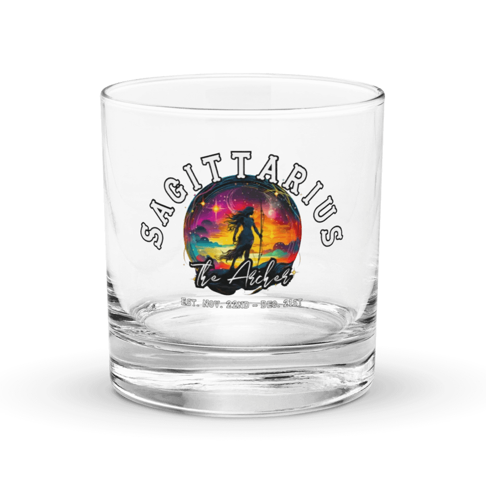 Sagittarius - Zodiac Rocks Glass product image (1)