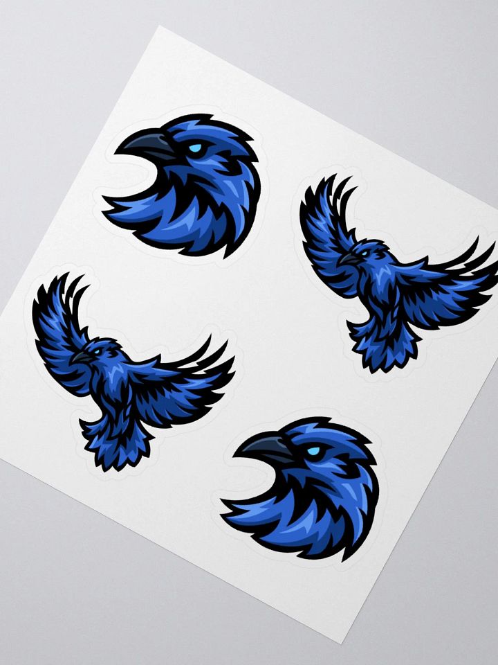 Raven Logo Kiss Cut Stickers product image (5)