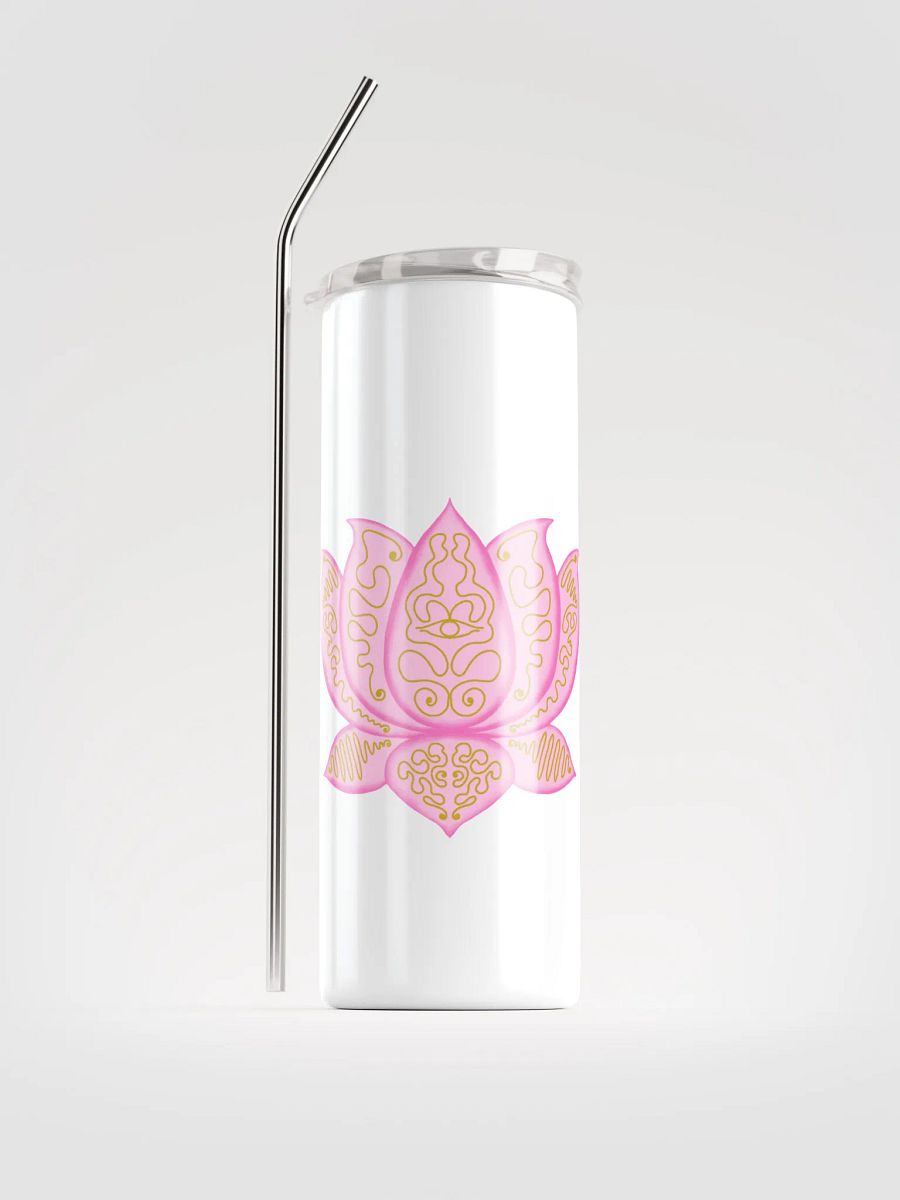 Golden Lotus Stainless Steel Tumbler product image (1)