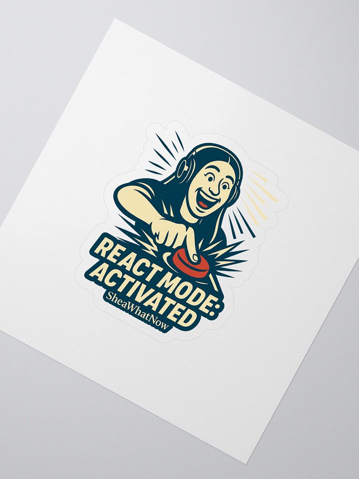 React Mode: ACTIVATED Sticker product image (2)