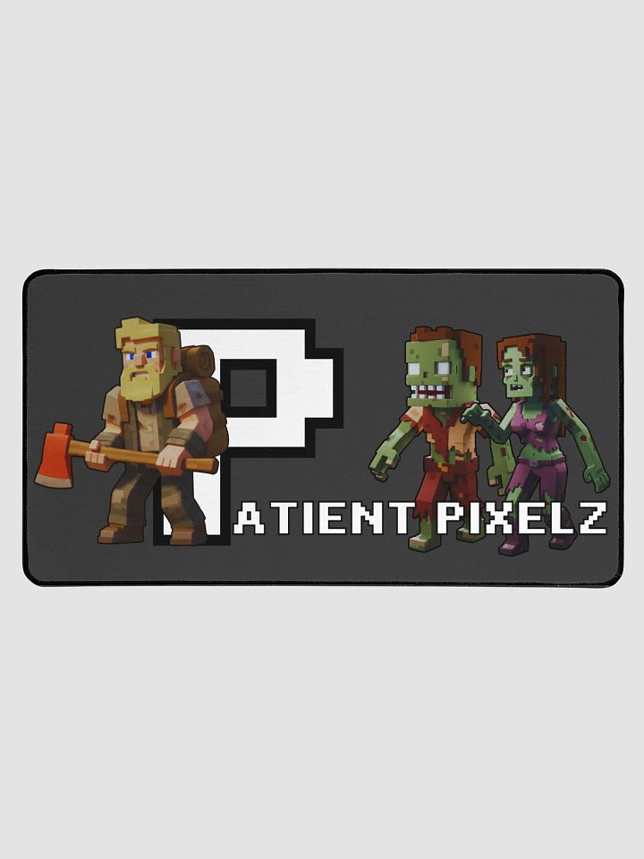 Patient PixelZ P Logo Desk Mat (Grey) product image (1)
