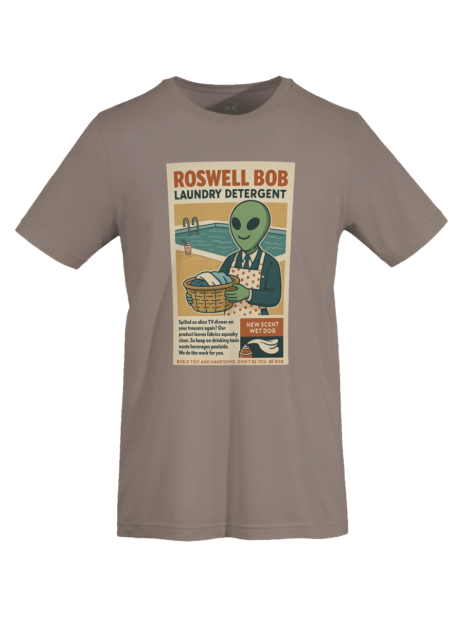 Laundry Detergent Roswell Aliens 1950's Retro Poster Unisex T-Shirt product image (127)