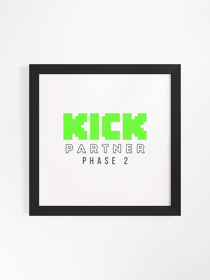 Framed Phase 2 Sign product image (1)