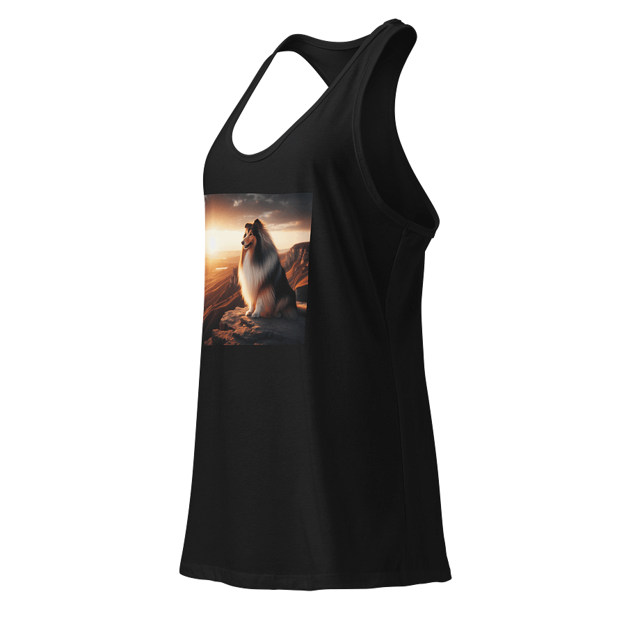 Sunset Collie Women's Racerback Tank product image (3)