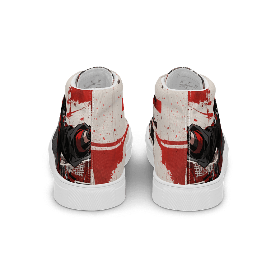 Crimson Anime Rebel Canvas High Tops product image (4)