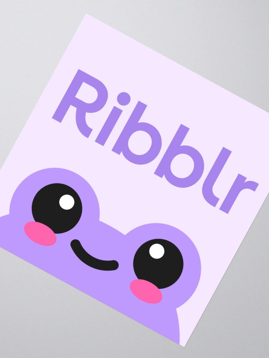 Ribblr App Icon - Cut Sticker product image (2)