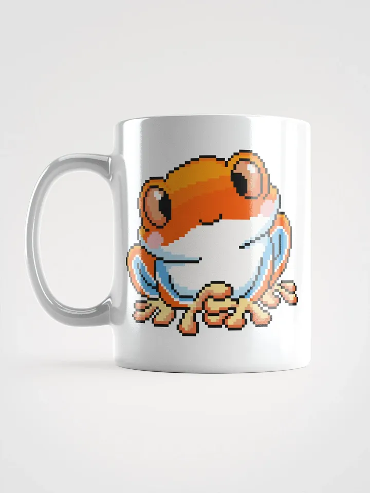Orange Rip the Frog White Glossy Mug product image (1)
