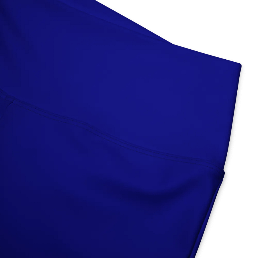 Plain Color Navy Blue Flare Leggings product image (8)