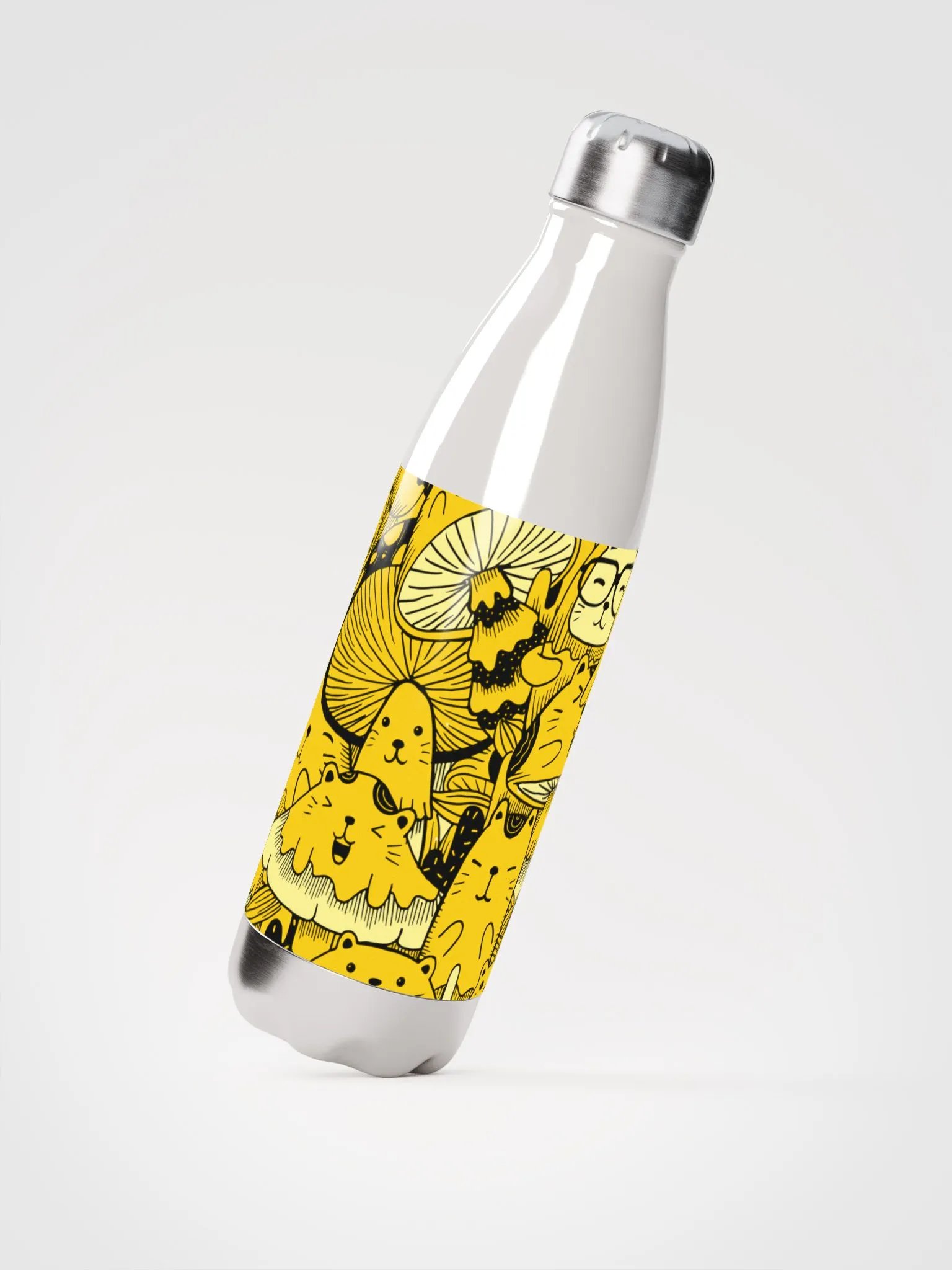 Mewshroom Madness Cat Water Bottle product image (2)