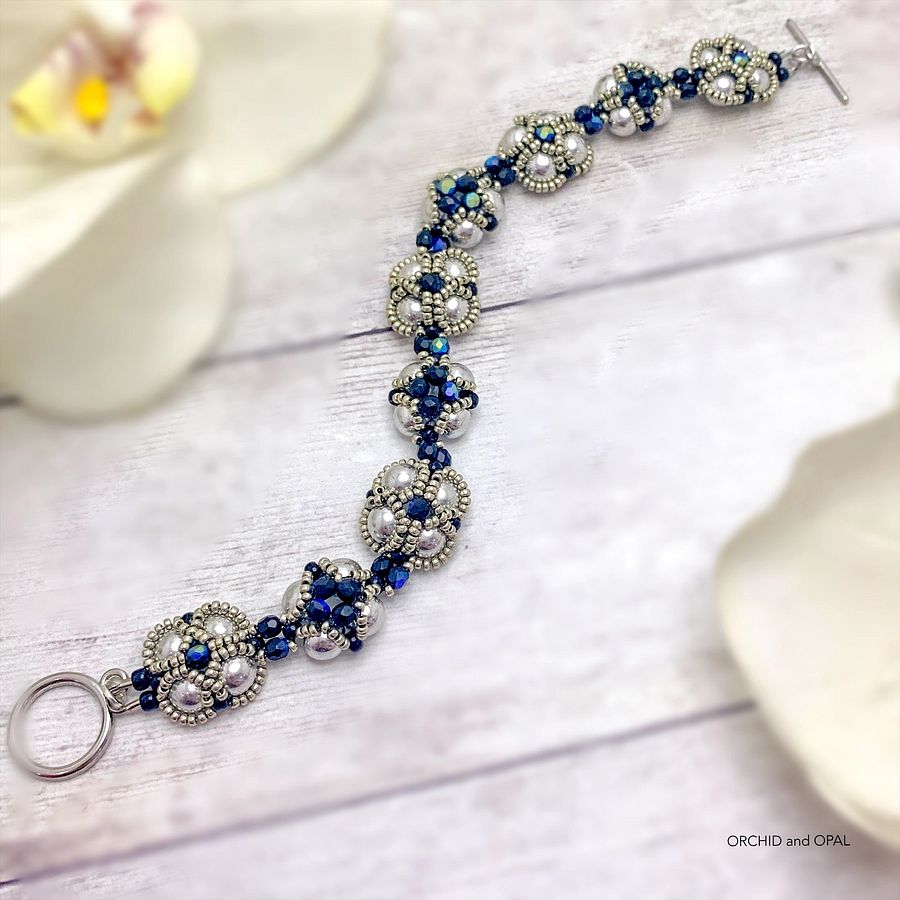 Digital Beading Pattern – South Seas Pearl and Seed Bead Bracelet product image (3)