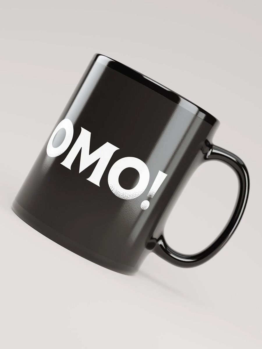 Omo! Black Glossy Mug product image (4)