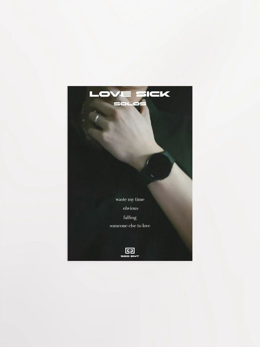LOVE SICK ALBUM Poster Art product image (3)