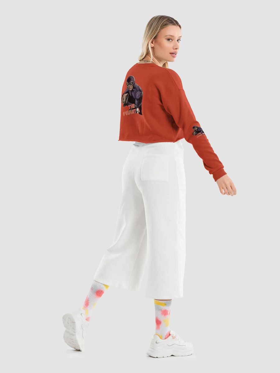 The GHOST WHO WALKS - GUNMAN Comic Style Women's Crop Sweatshirt product image (49)