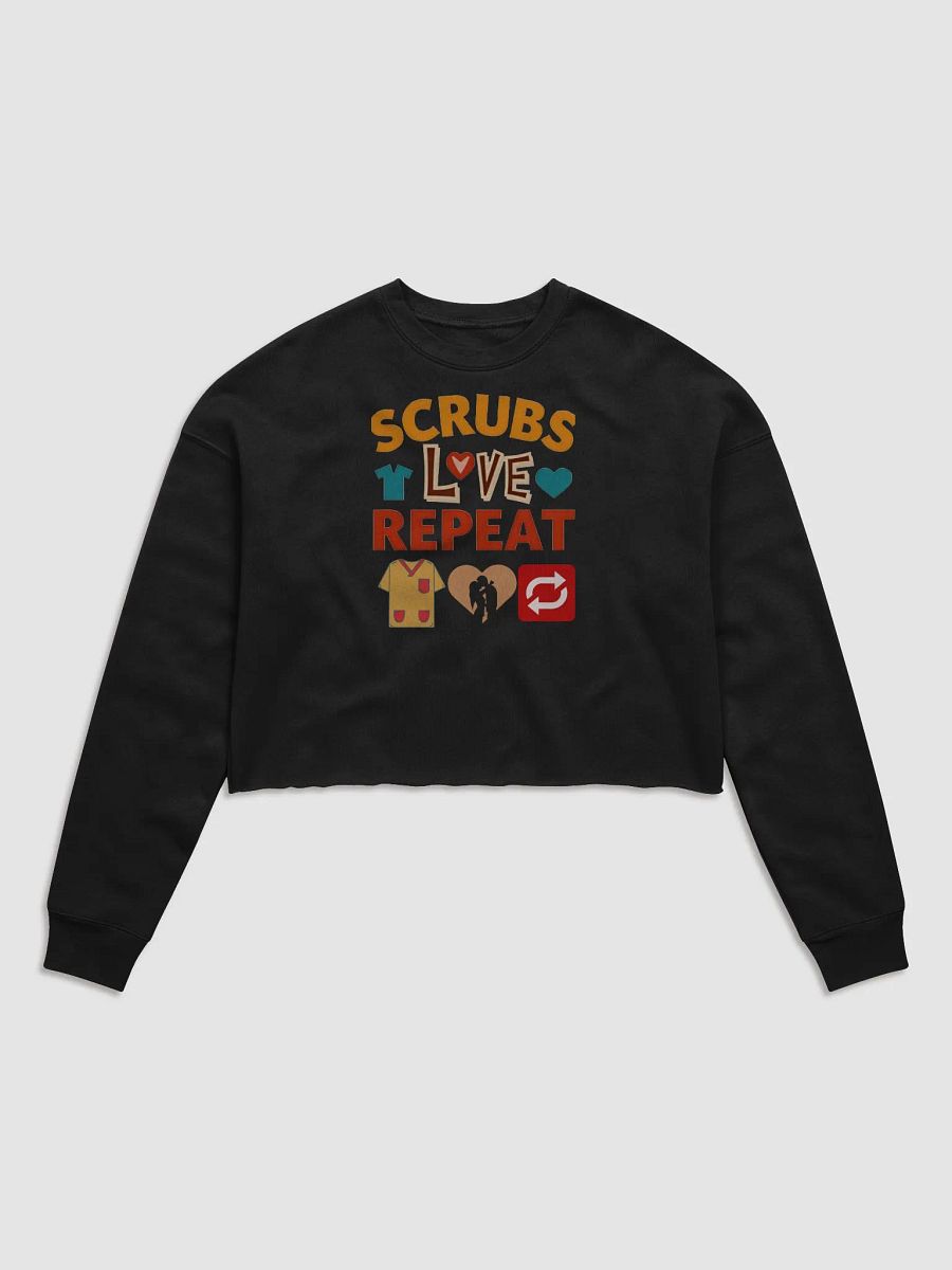 Love Scrubs Women's Fleece Crop Sweatshirt product image (4)