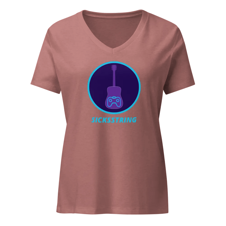 Pink V neck product image (1)