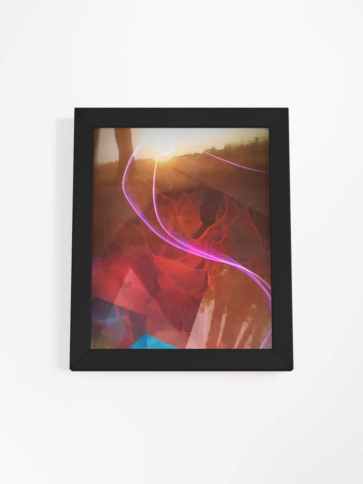 Leaf In a Sunset Framed Poster product image (3)