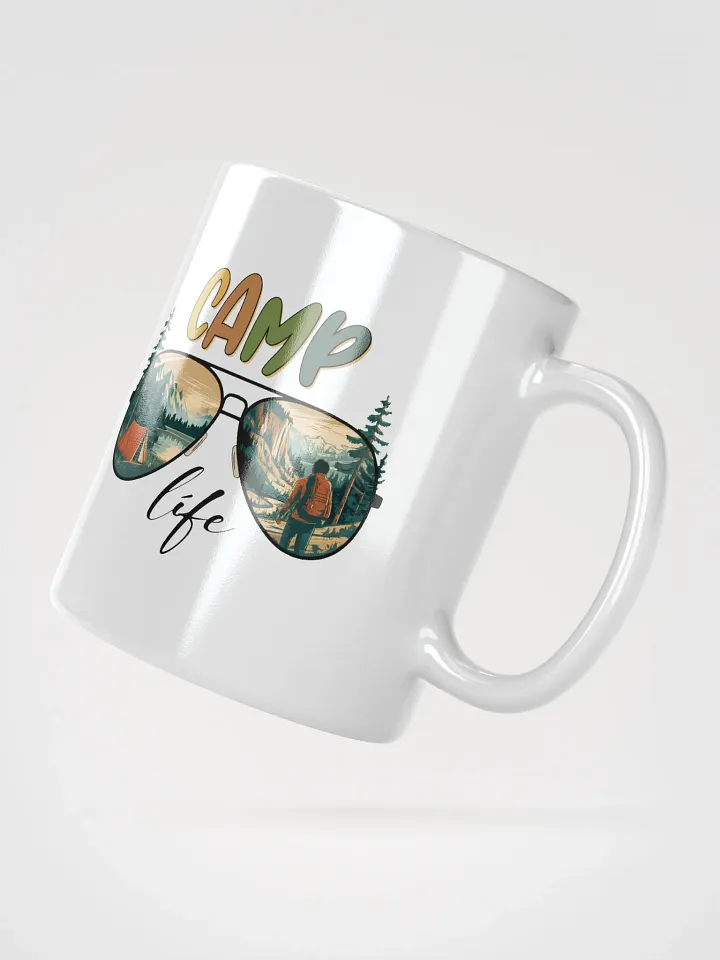 Reflective Campsite Sunglasses Mug product image (6)