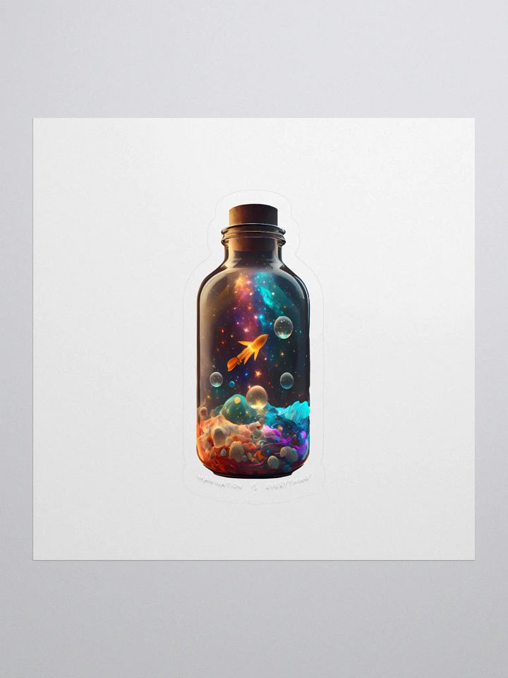 Imaginative Space Adventure Bottle Sticker product image (1)