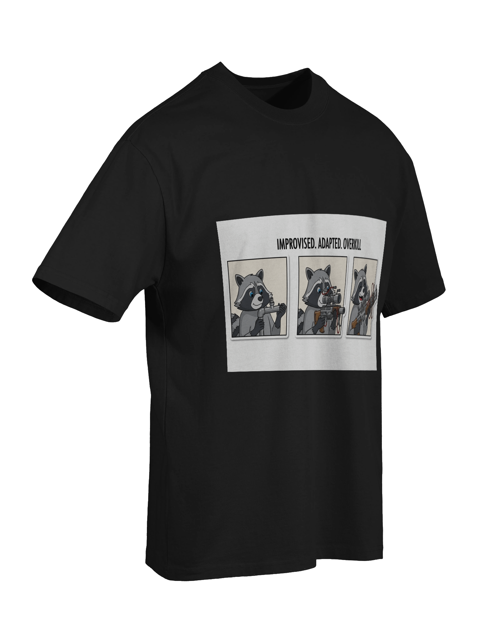 Adapted Overkill Raccoon Comic T-Shirt product image (25)