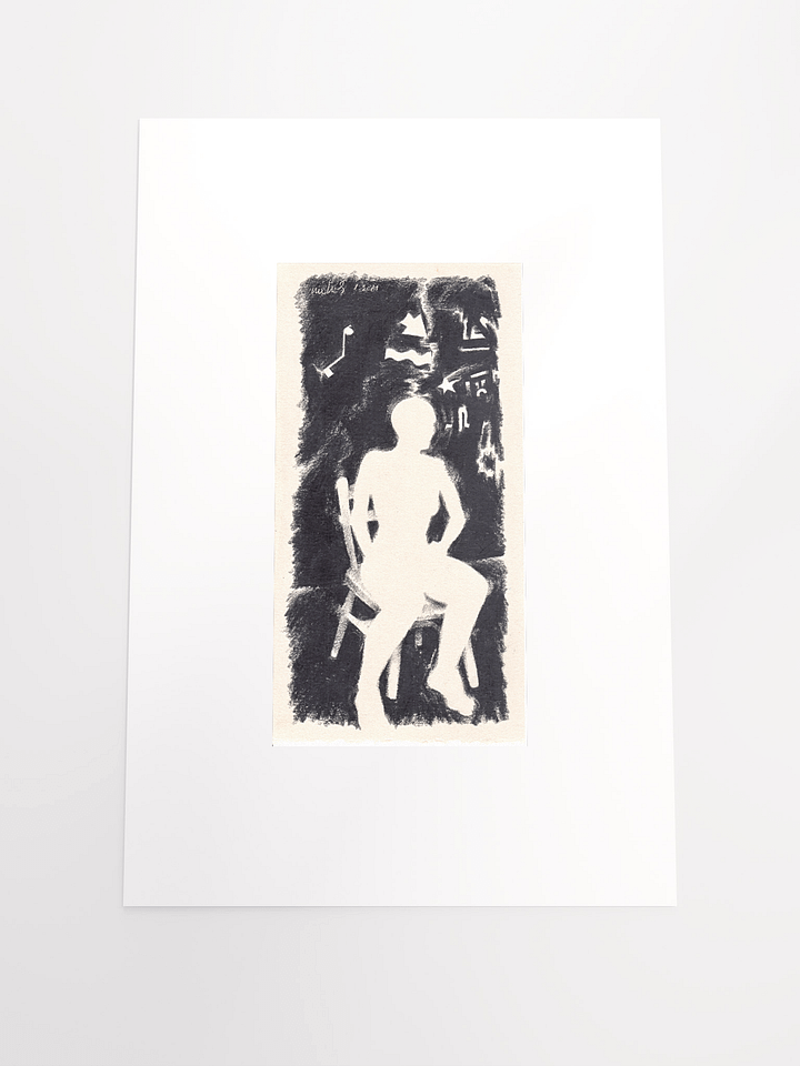 Seated Woman in Black 01.03.89 print product image (2)