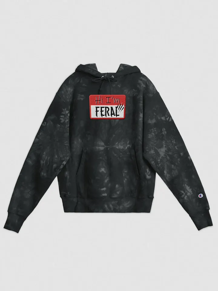 Fierce Feral Clawmarks Name Tag Hoodie product image (3)
