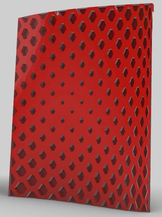 Hexagonal Parametric Paneling Design Grasshopper Rhino Files Download product image (2)