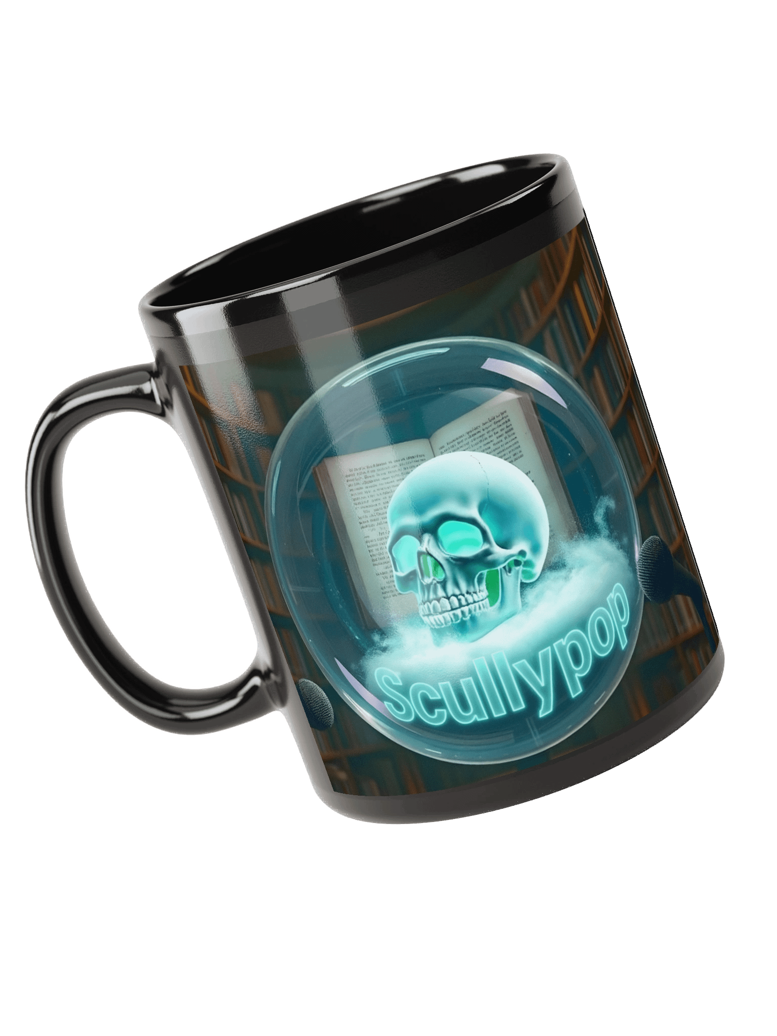 Team ScullyPop Glowing Skull & Sinister Smile Mug product image (4)