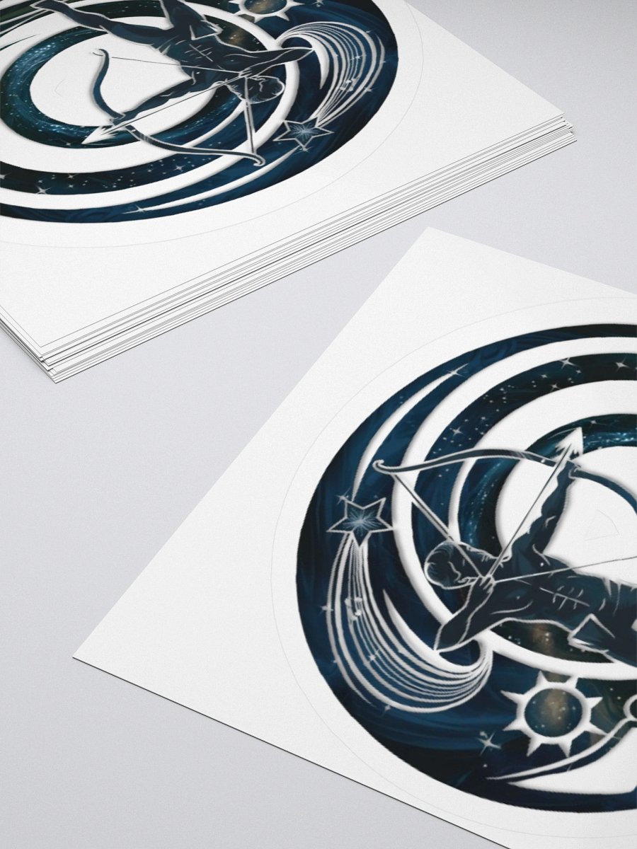 Exclusive Sagittarius Zodiac Sticker: Centaur Archer in Cosmic Twilight - Perfect for Astrology Fans and Unique Gifts! product image (4)