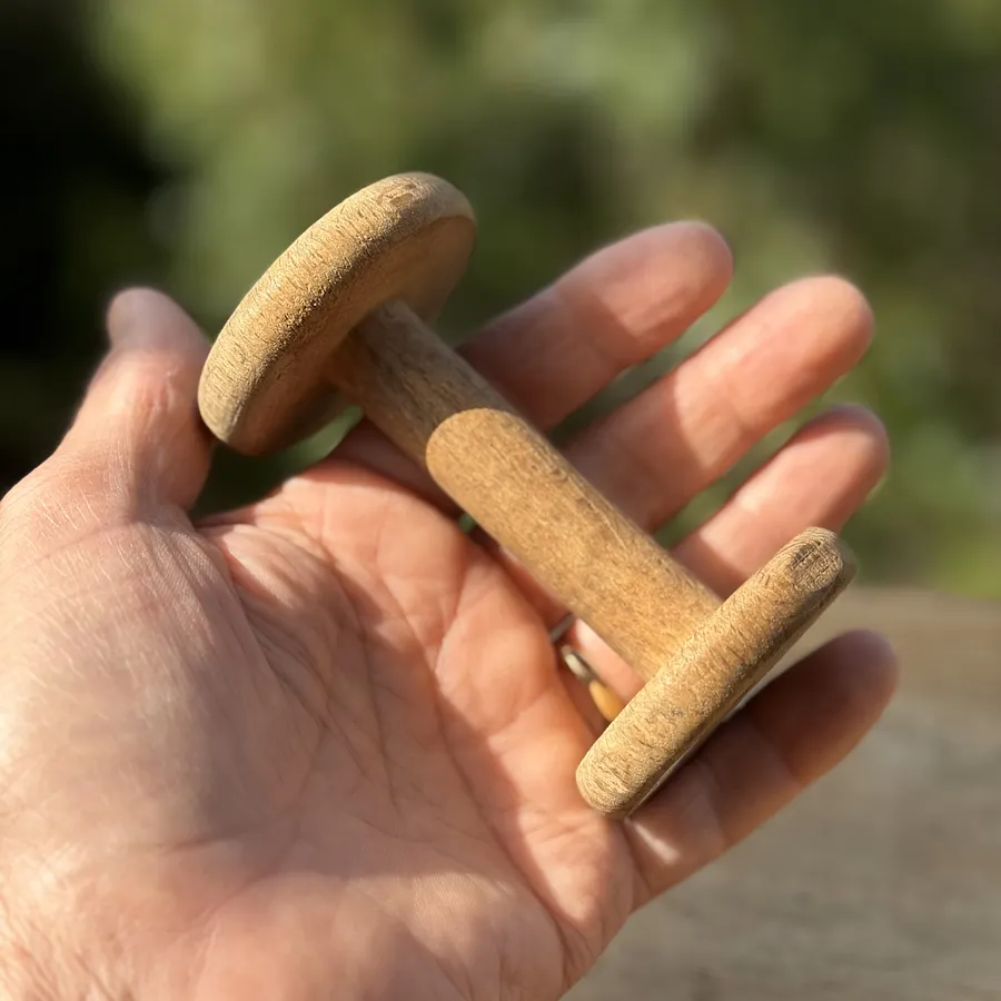 🎎 Japan Antique Roadshow: Morimoto Silk Thread Spool – Mid-Showa Textile Tool product image (4)