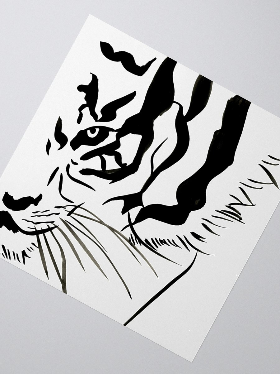 Face Of The Tiger Sticker product image (4)