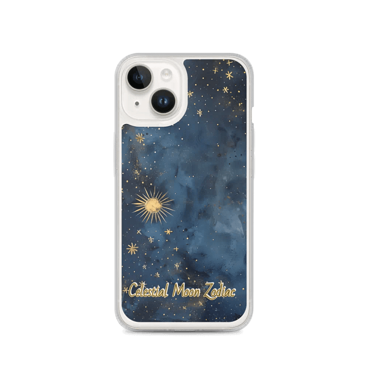 Celestial Moon Zodiac MagSafe® Clear Case product image (4)