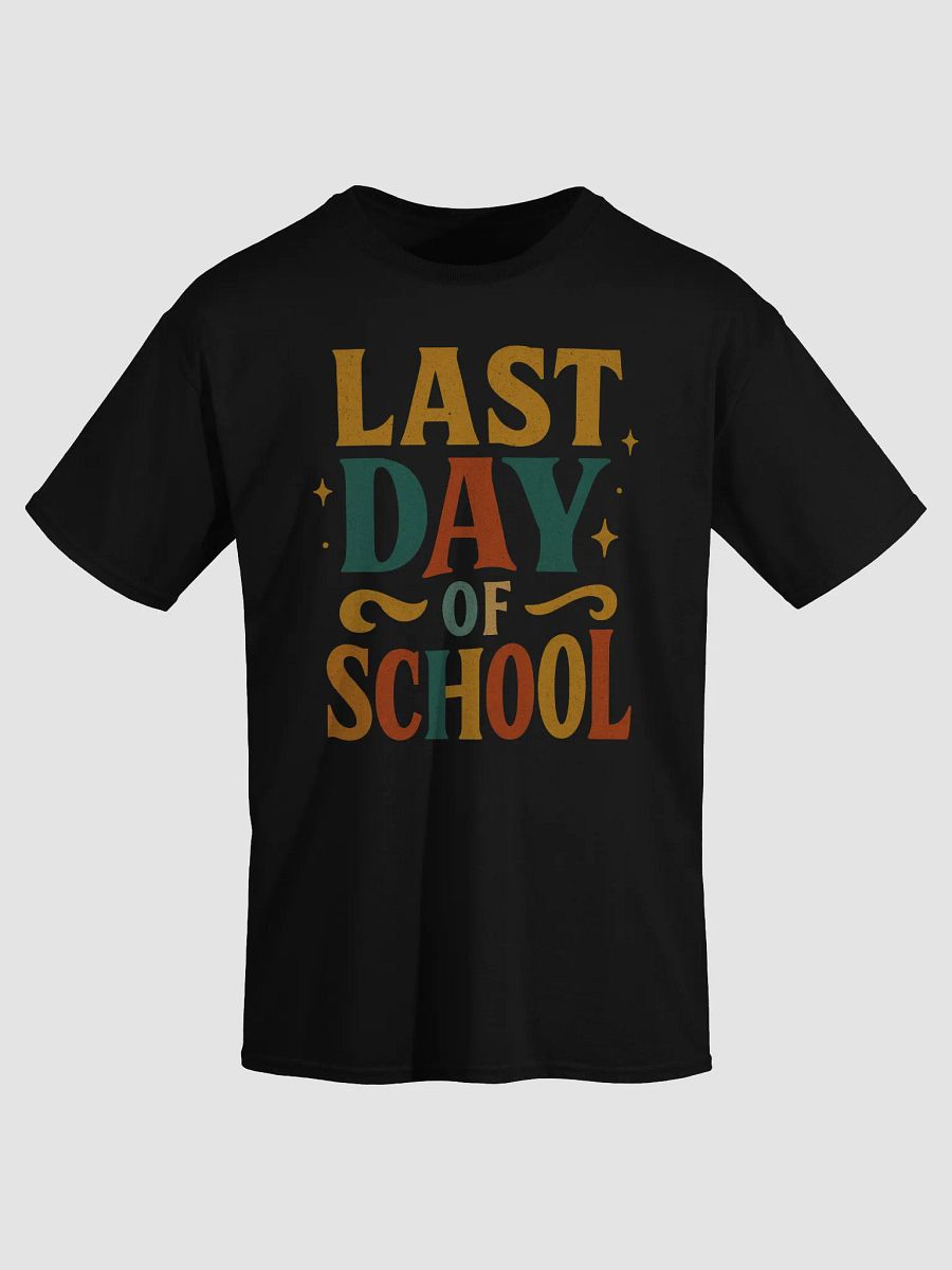 Last Day of School T-Shirt – Retro Bold Teacher Tee for End of Year product image (3)