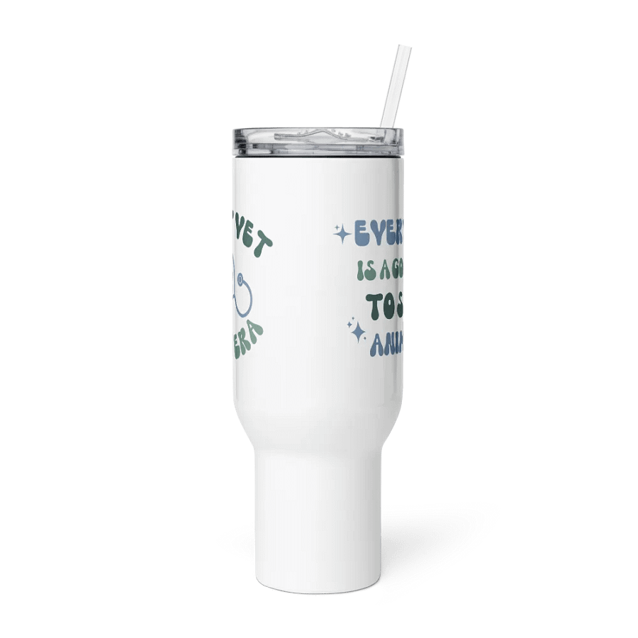 "In my vet med era" Travel Mug with a Handle product image (18)