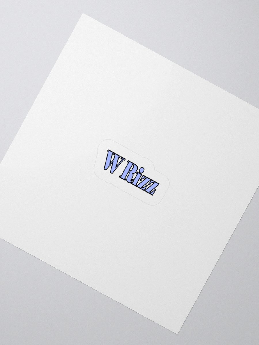 W Rizz Meme Sticker. product image (2)
