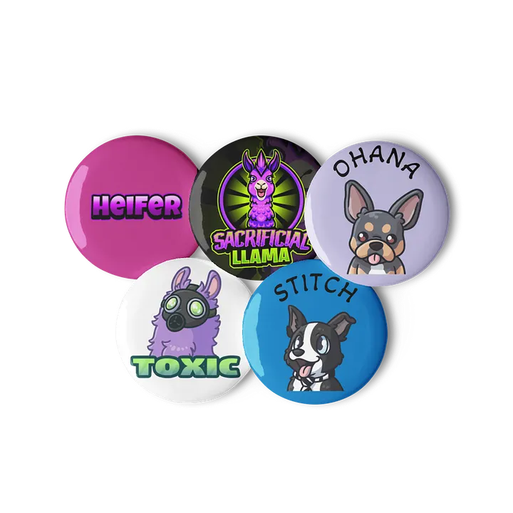 Llama Buttons product image (3)