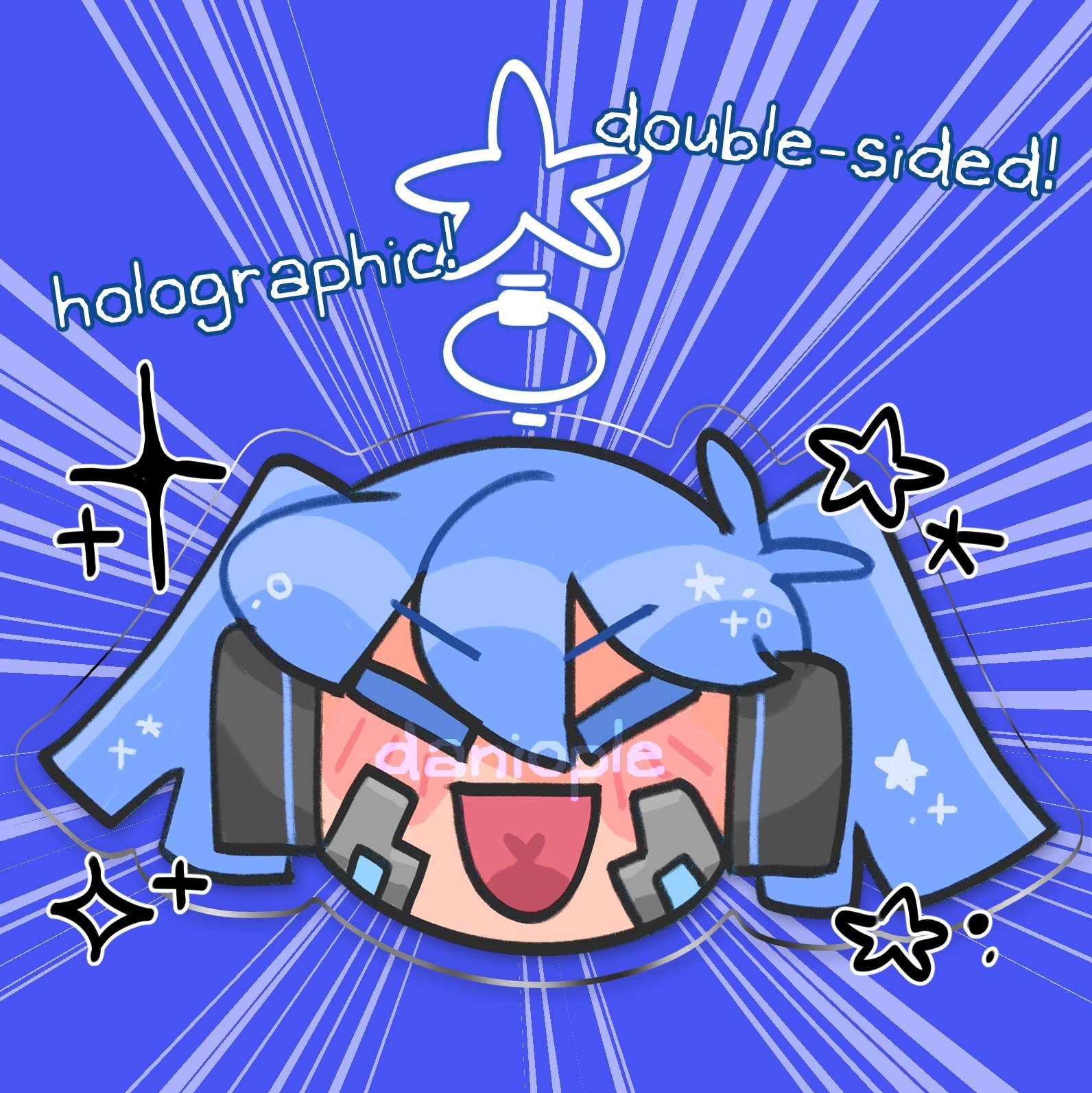 [PRE-ORDER] Kagerou Project - ENE Head Acrylic Charm product image (1)